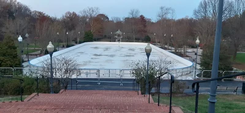 View of Quiet Waters Park Ice Rink in Annapolis, MD