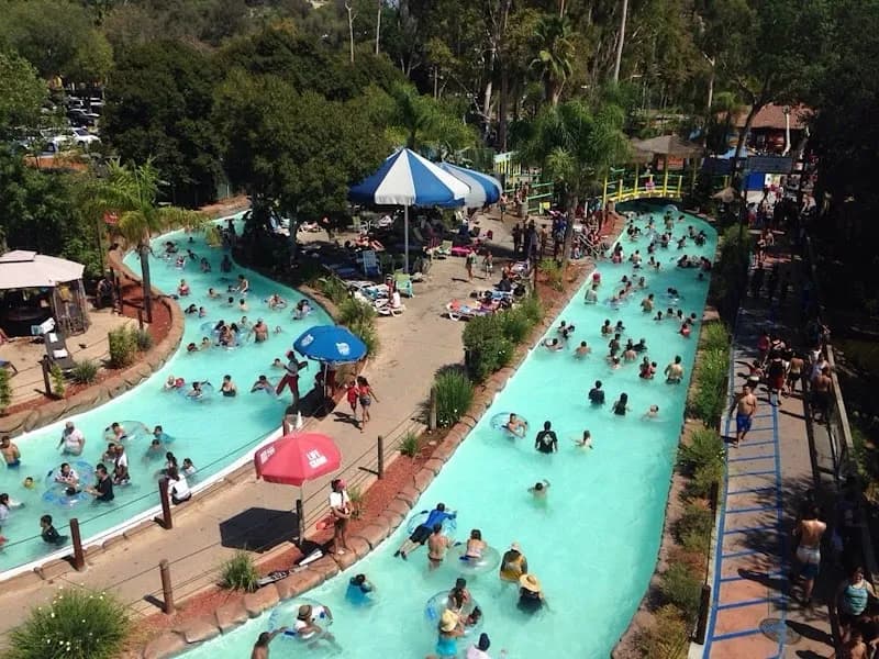 View of Raging Waters Los Angeles in Sacramento, CA