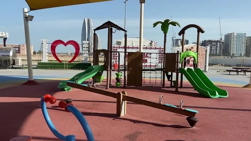 View of Raha Park in Al Raha Beach, Abu Dhabi
