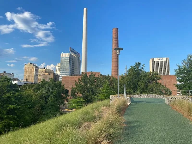 View of Railroad Park Foundation in Birmingham, AL