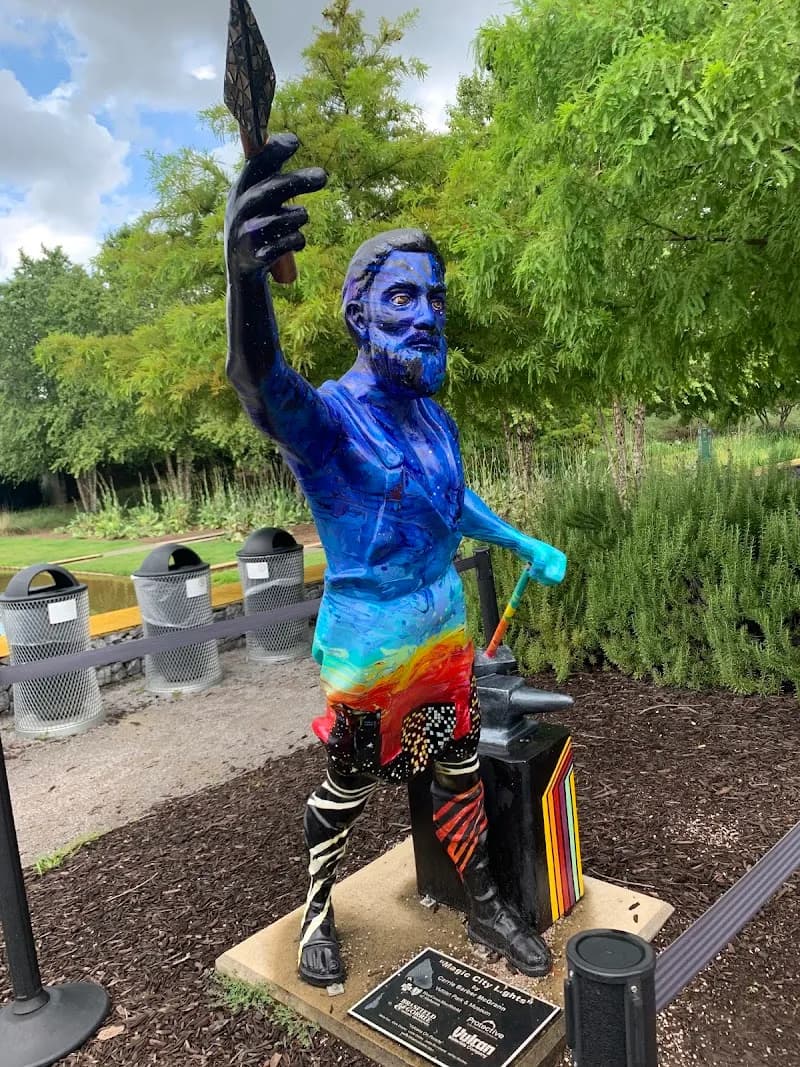 View of Railroad Park Foundation in Birmingham, AL