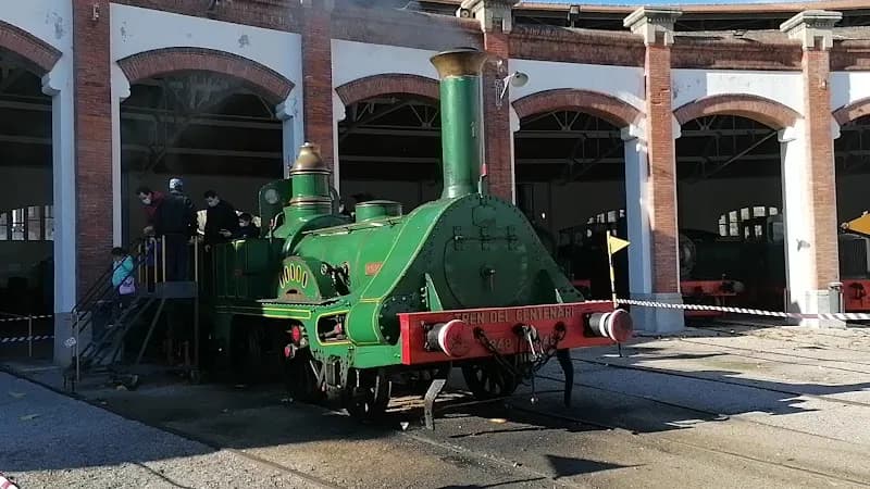 View of Railway Museum of Catalonia in Vilanova i la Geltrú, CT