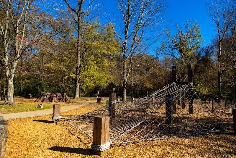 View of Rainbow Lake Playground in Midtown, TN