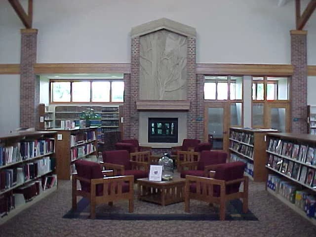 View of Ralston's Baright Public Library in Ralston, NE