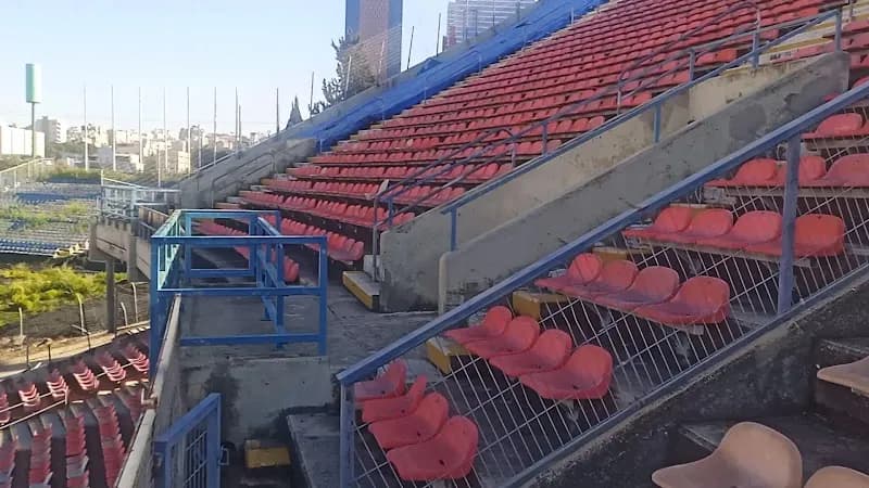 View of Ramat Gan Stadium in Ramat Gan, TA