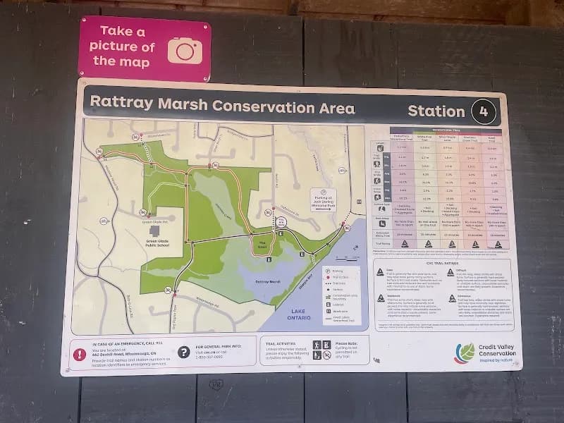 View of Rattray Marsh Conservation Area in Mississauga, ON