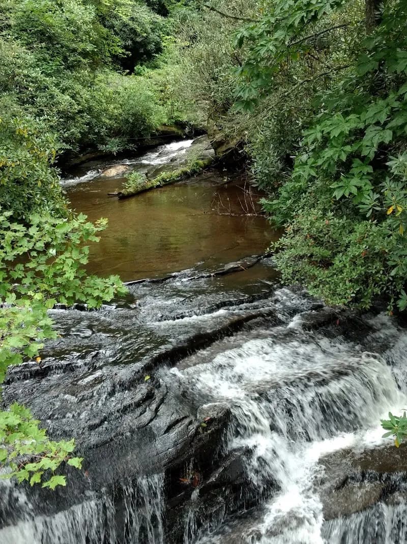 Raven Cliff Falls Trail route in Greenville, SC