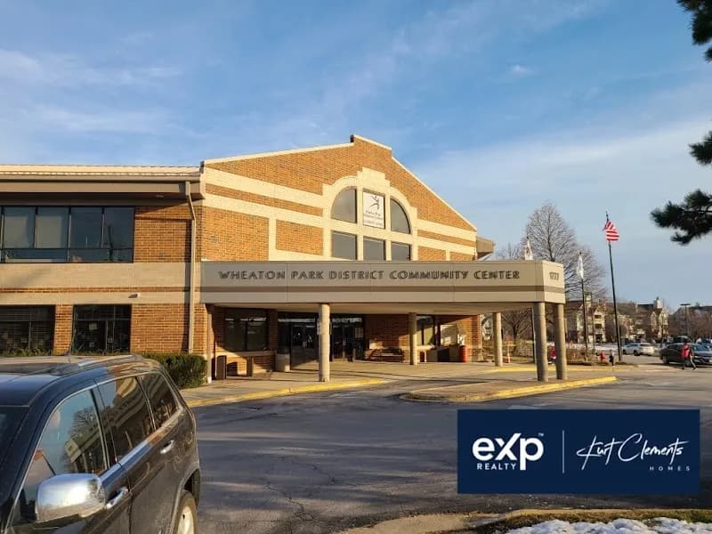 View of Ray Morrill Community Center in Wheaton, IL