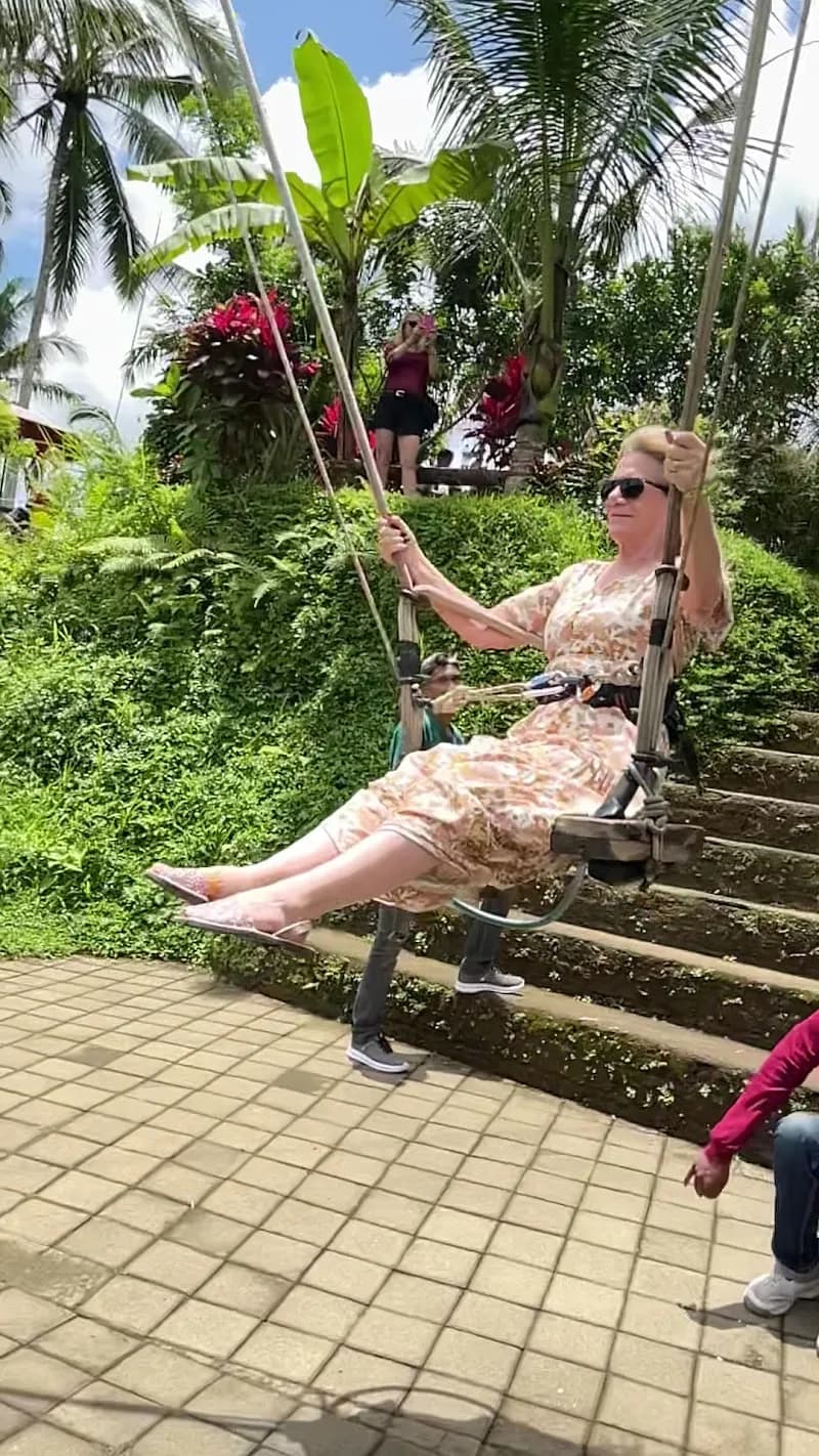 View of Real Bali Swing in Bali, BA