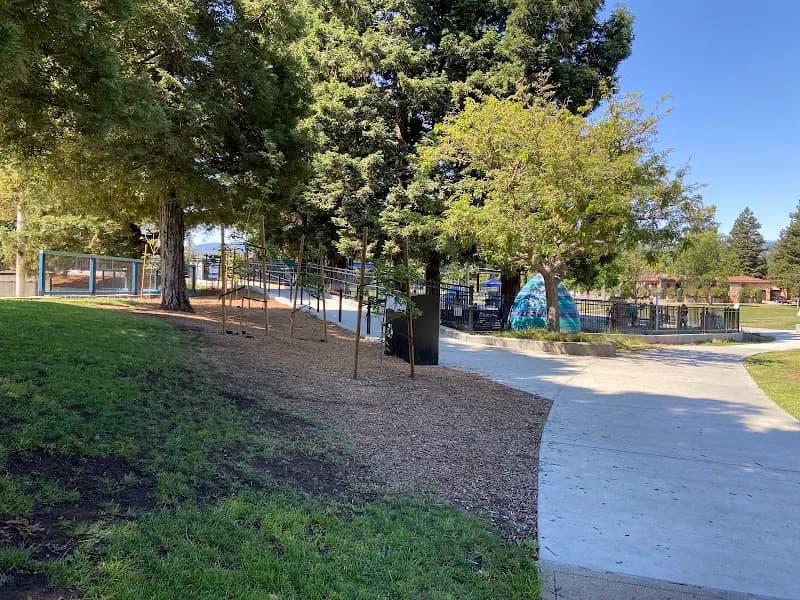 View of Red Morton Park in Redwood City, CA