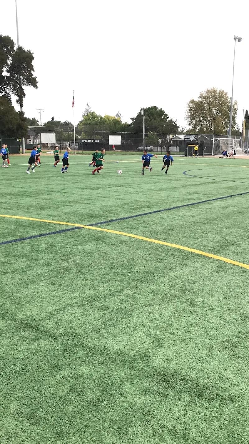 View of Red Morton Park in Redwood City, CA