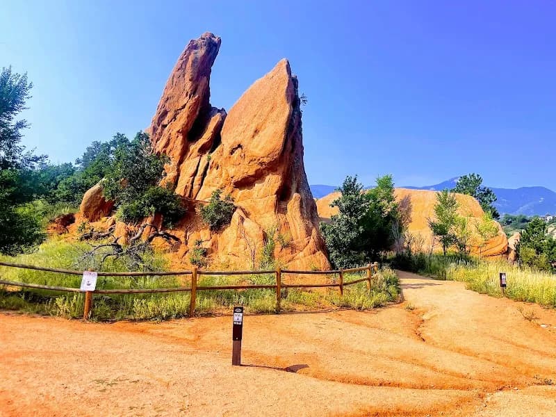 View of Red Rock Canyon in Colorado Springs, CO