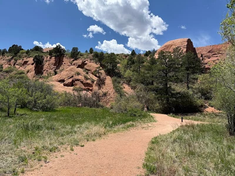 View of Red Rock Canyon in Colorado Springs, CO