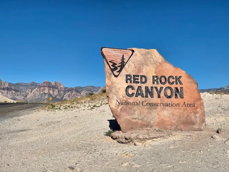 View of Red Rock Canyon National Conservation Area in Summerlin, NV