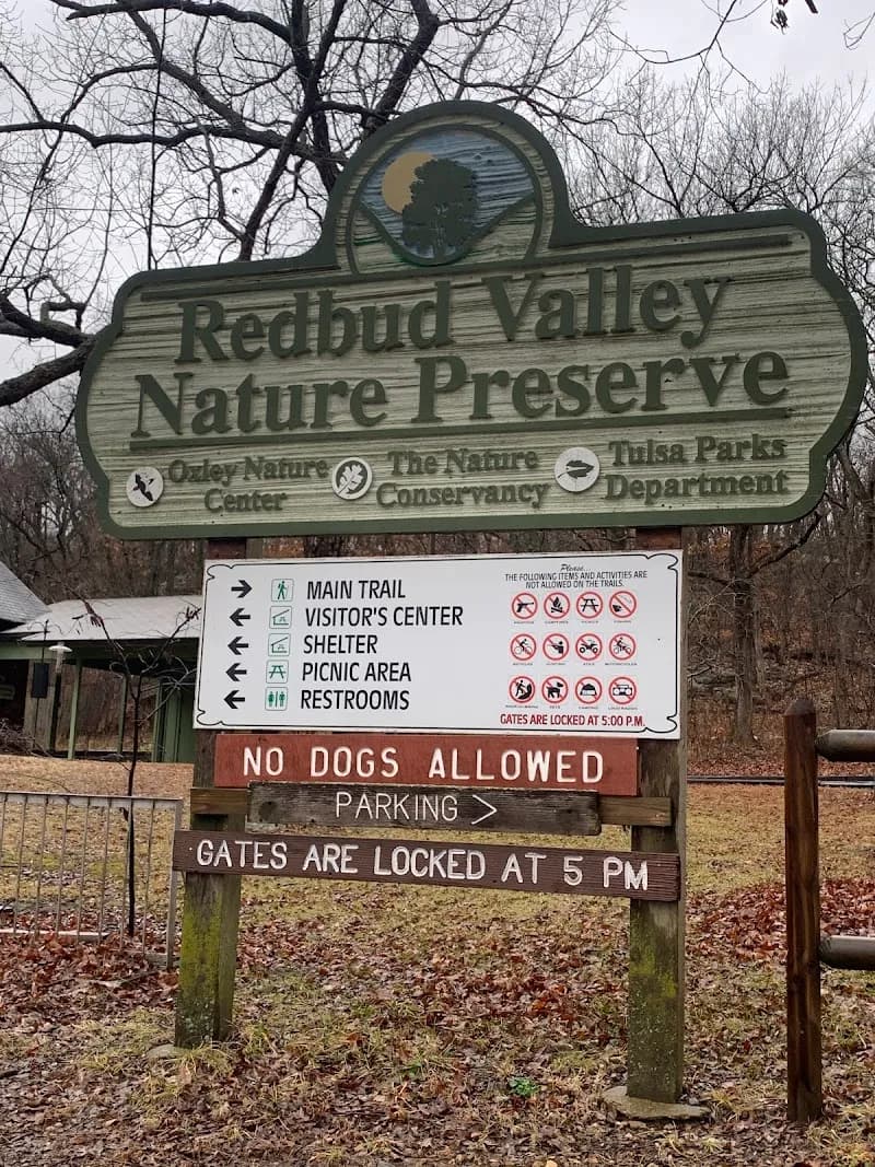 Redbud Valley Nature Preserve hiking area in Owasso, OK