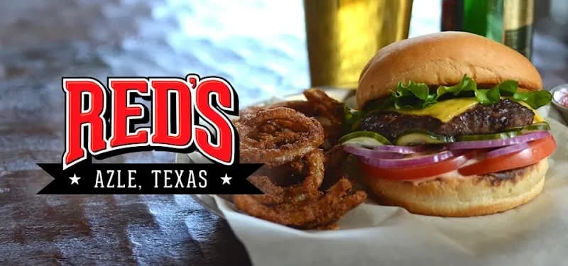 View of Red's Burger House in Azle, TX