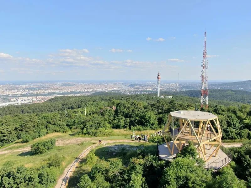 View of Öreg-hegy Walking Trail & Scenic Lookout in Pilisvörösvár, Budapest