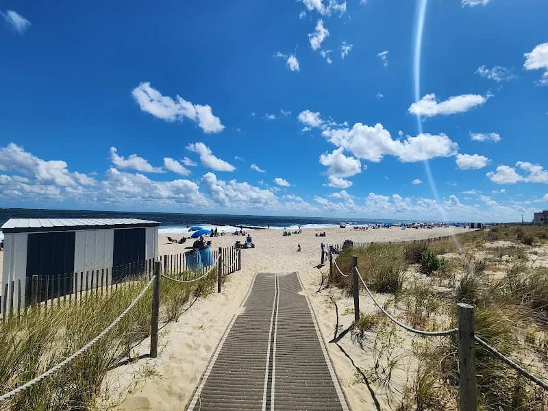 View of Rehoboth Beach Boardwalk in Rehoboth Beach, DE