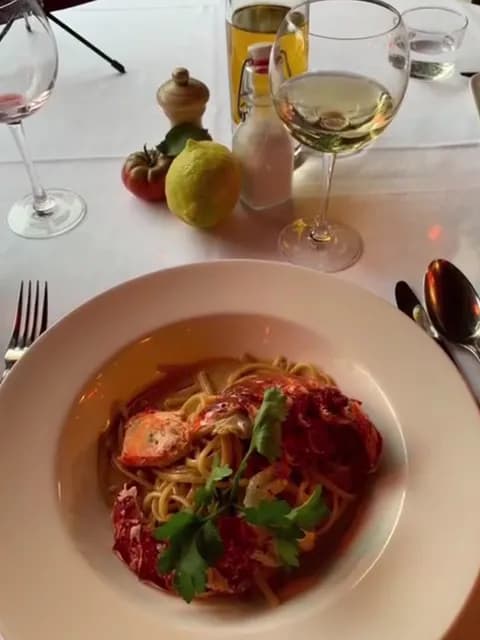 View of Restaurant La Petite Maison in Beaulieu-sur-Mer, PACA