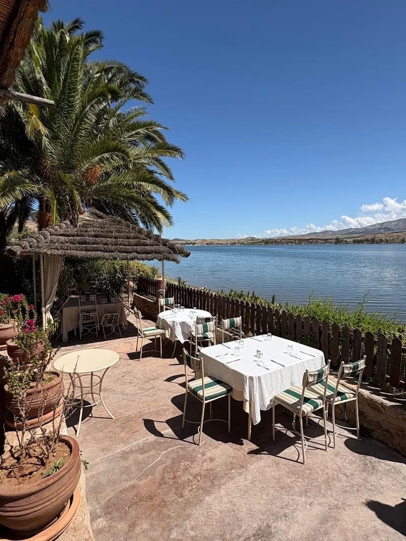 View of Restaurant Le Barrage in Lalla Takerkoust, MS