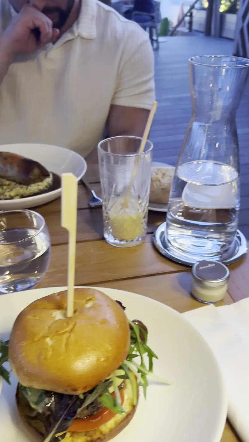 View of Restaurant Le Cabanon in Vallauris, PACA