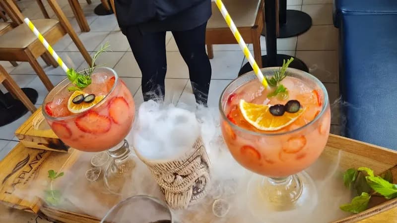 View of Restaurante La Playa Feliz in Santa María del Mar, Lima