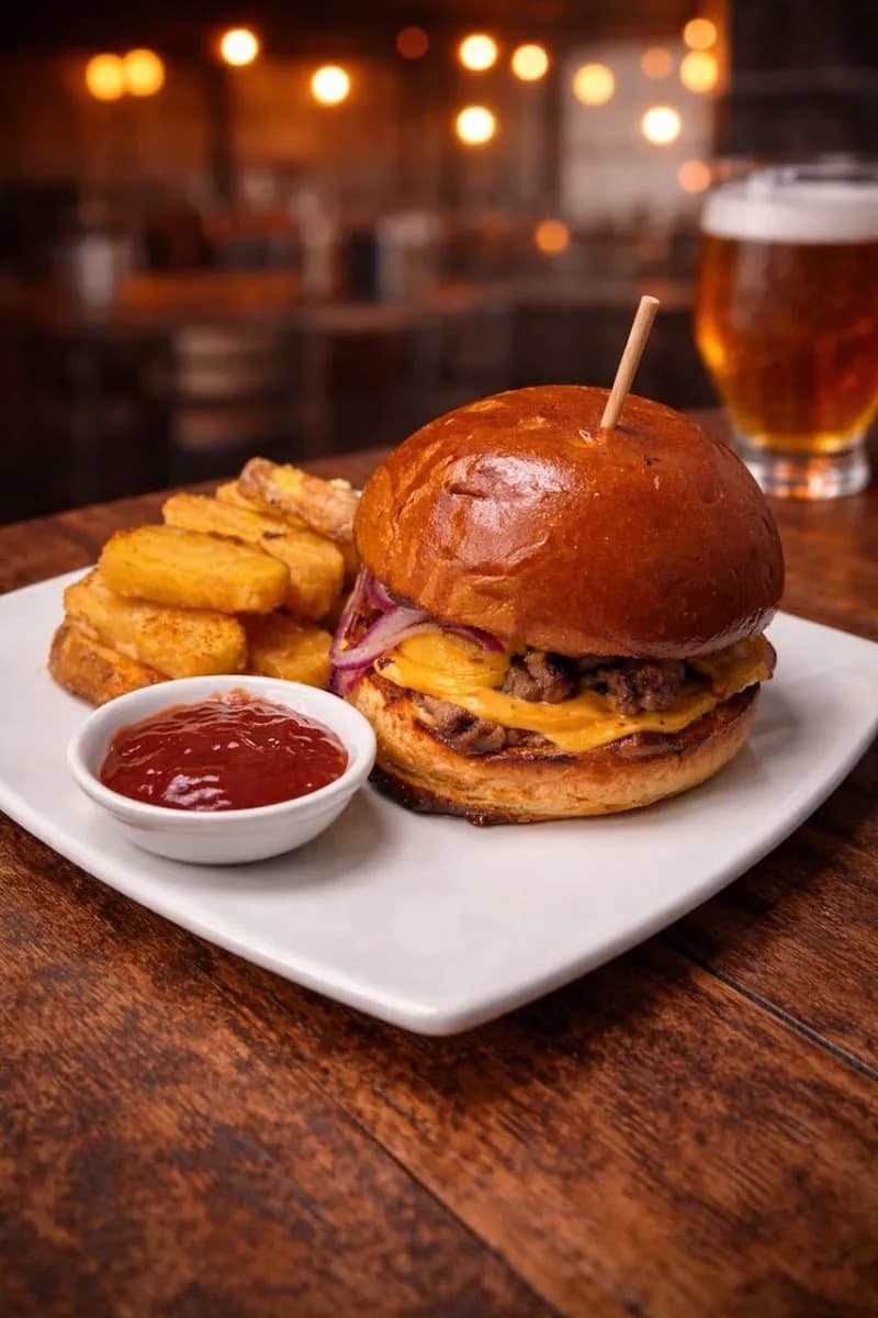View of Restaurante y Pizzería La Rana Dorada in Punta Chame, PA