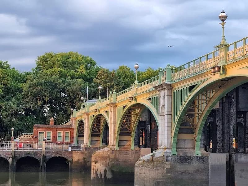 Richmond Lock and Footbridge historical landmark in Twickenham, London
