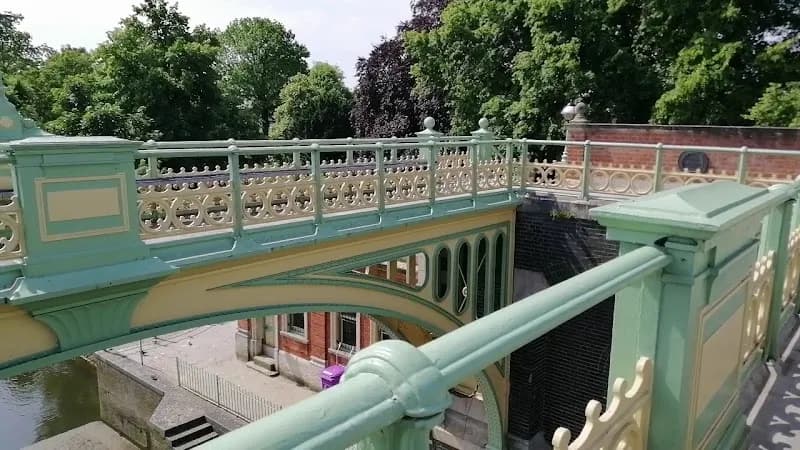 View of Richmond Lock and Footbridge in Twickenham, London
