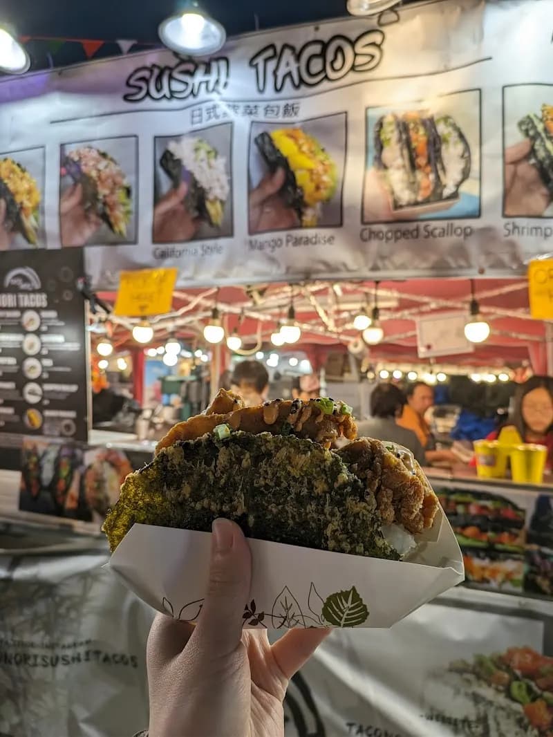 View of Richmond Night Market in Richmond, BC