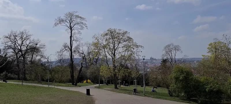 View of Riegrovy Sady in Vinohrady, CZ