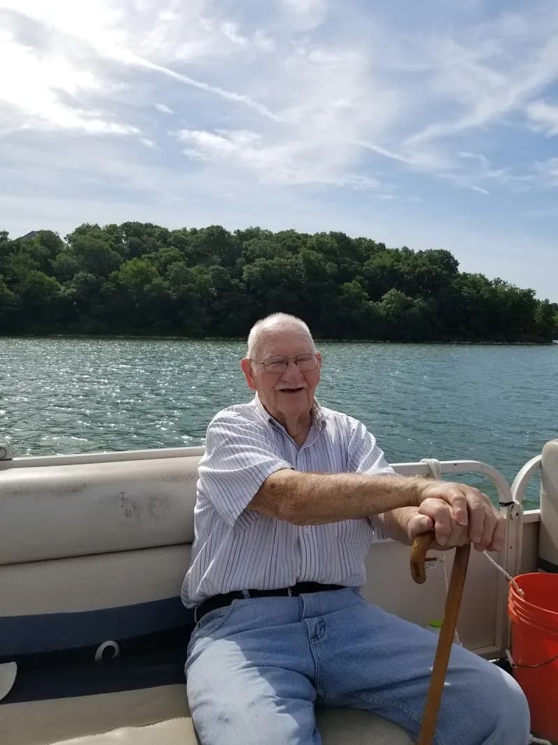 View of Riss Lake in Parkville, MO