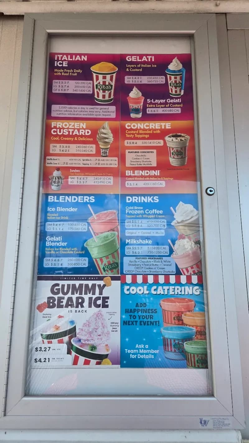 View of Rita’s Italian Ice & Frozen Custard in McCandless, PA