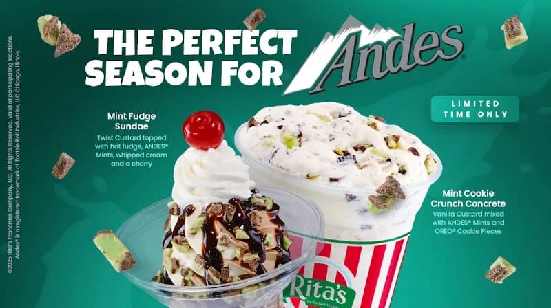 View of Rita’s Italian Ice & Frozen Custard in Reisterstown, MD