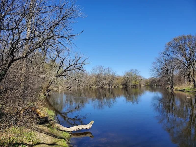 View of River Barn Park in Mequon, WI