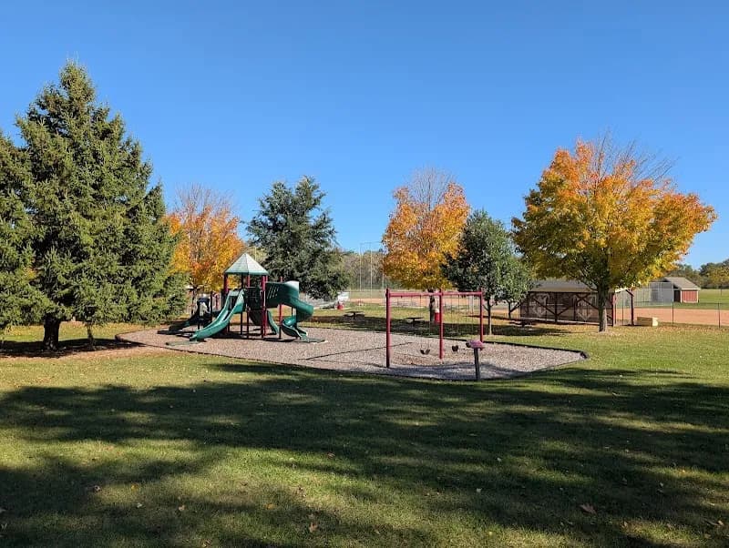 View of River Barn Park in Mequon, WI