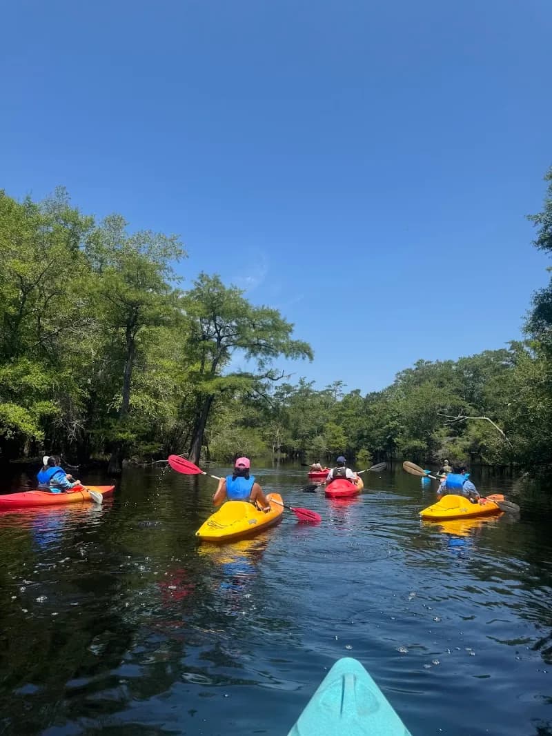 River Island Adventures camping cabin in Myrtle Beach, SC