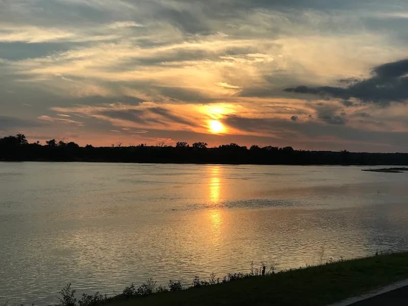 View of River Parks East Trail in Riverside, OK