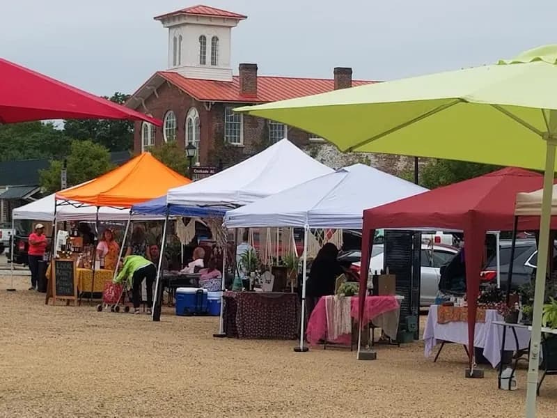 View of River Street Market in Petersburg, VA