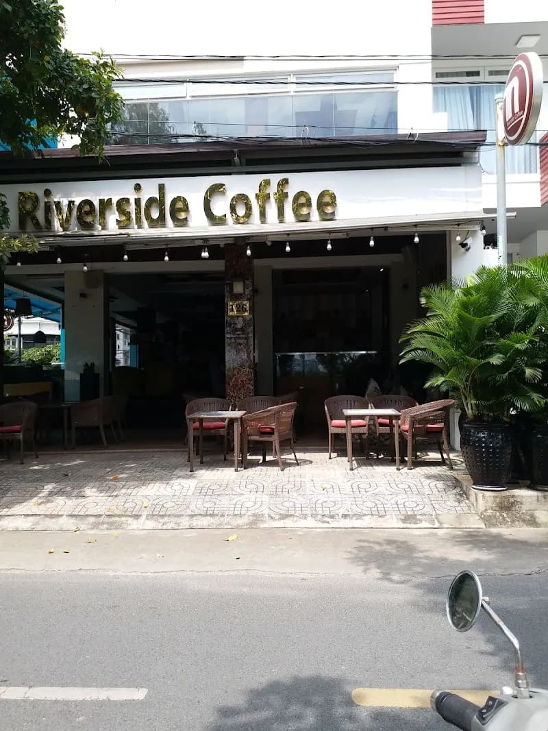 View of Riverside Family Cafe in Binh Chanh, HCMC