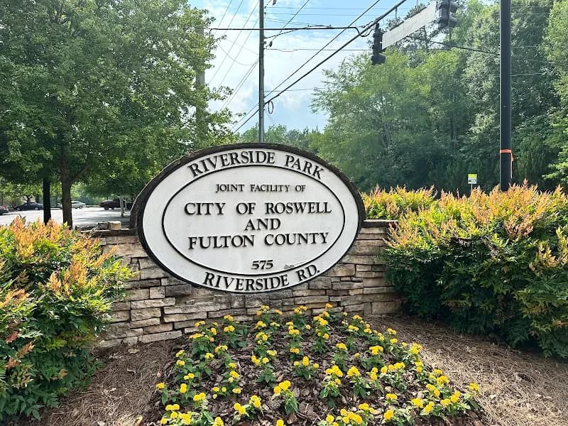 View of Riverside Park in Roswell, GA