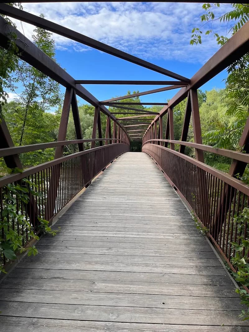 View of Riverside Park in Streetsville, ON