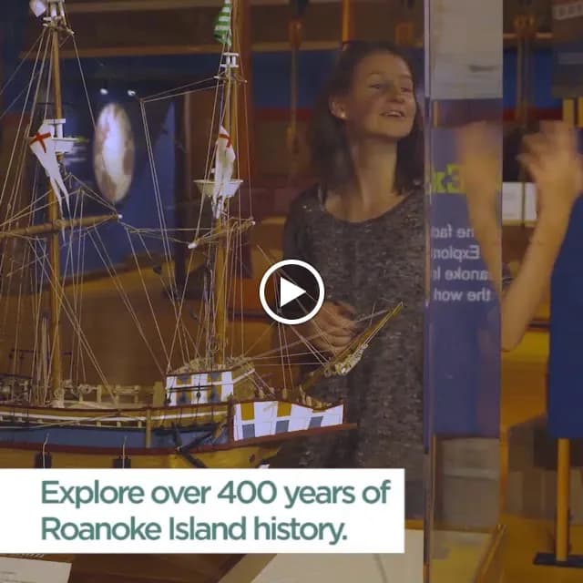 View of Roanoke Island Festival Park in Roanoke, AL