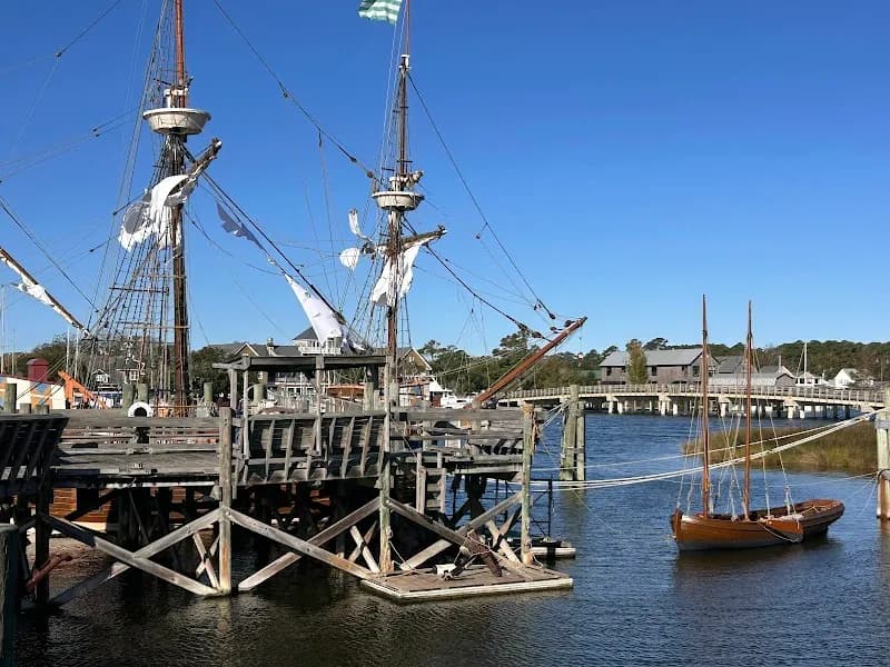 View of Roanoke Island Festival Park in Roanoke, AL