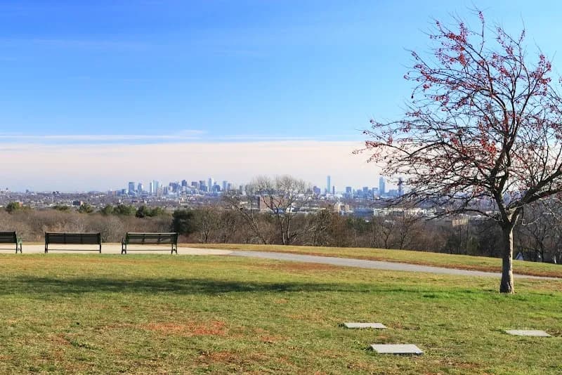 View of Robbins Farm Park in Arlington, MA