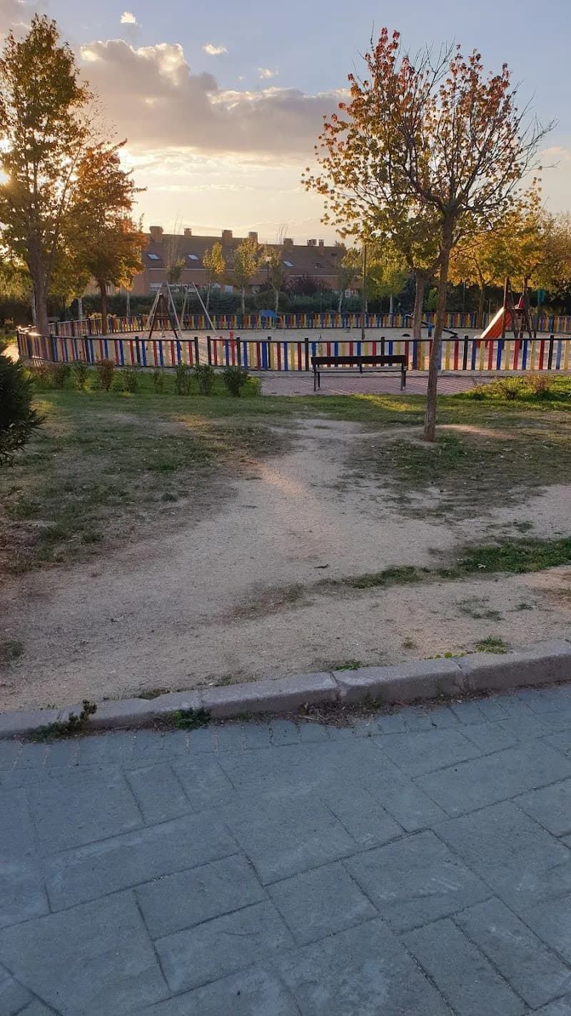 View of Robles Park in Boadilla del Monte, Madrid