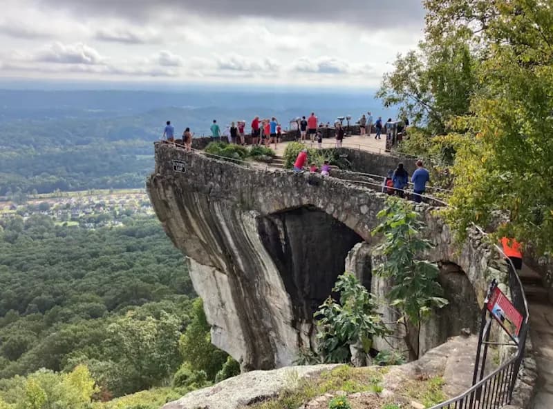 View of Rock City Gardens in Chattanooga, TN