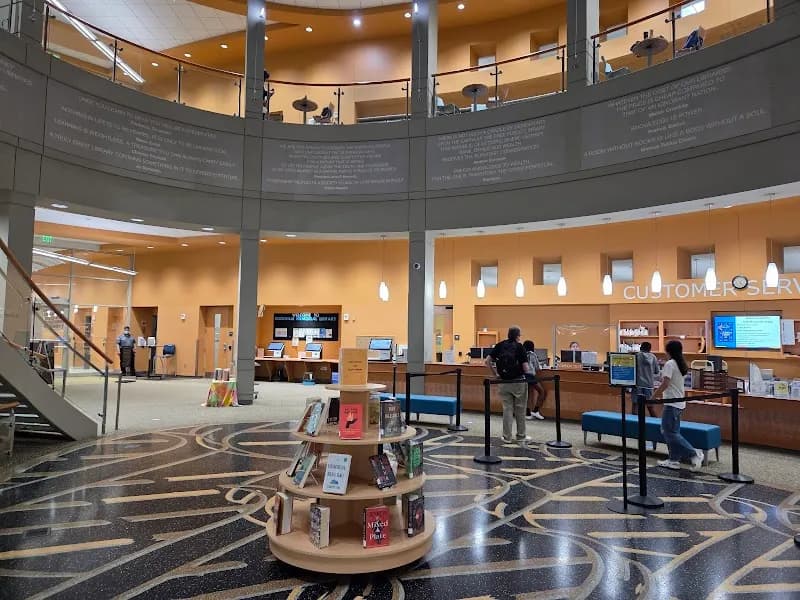 View of Rockville Memorial Library in Rockville, MD