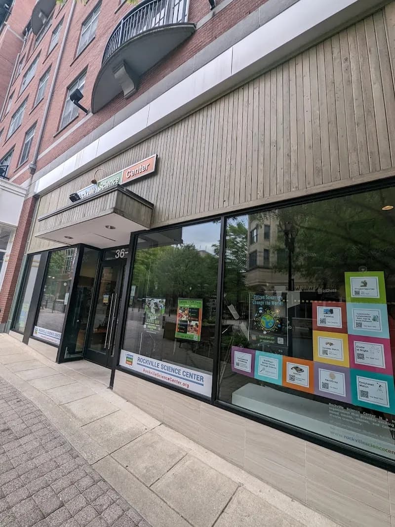 View of Rockville Science Center Storefront in Rockville, MD