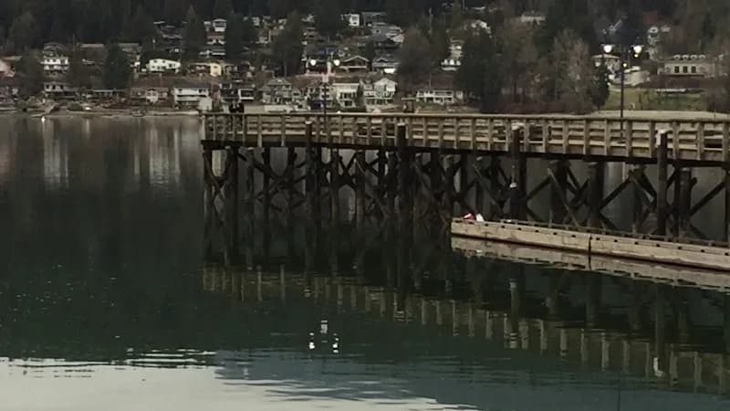 View of Rocky Point Park in Port Moody, BC